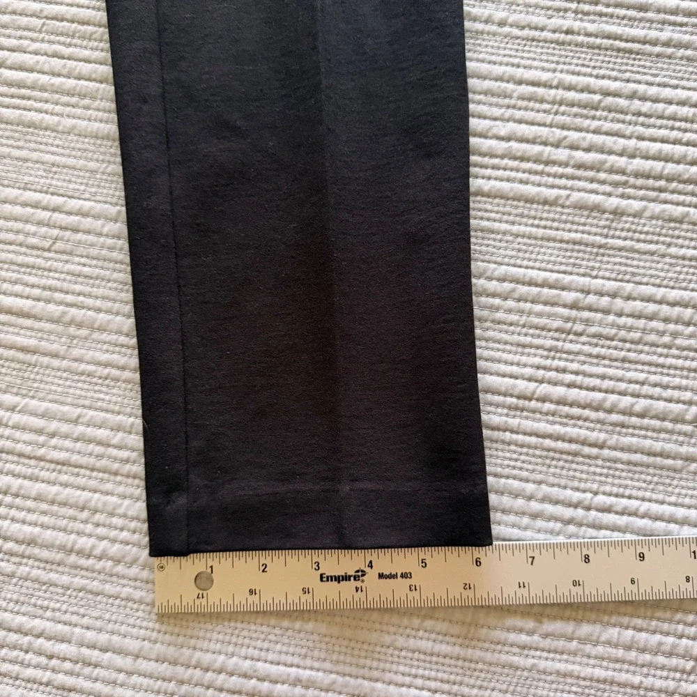 NWT Michael Kors Women's Black Straight Ankle  Pants Gold Zip Accents Size S - Picture 5 of 13